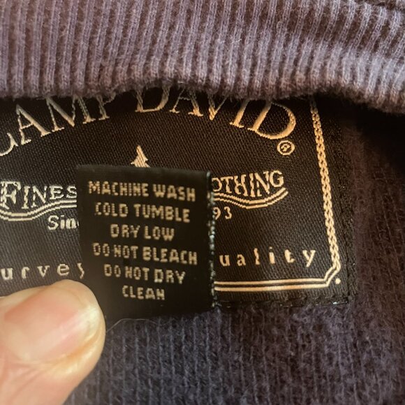 Vintage XL Camp David Sportswear Navy Pullover "Nantucket USA" - Picture 4 of 10